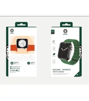بند اپل واچ گرین لاین مدل Green lion Silicon Magnets Reversible 49mm
