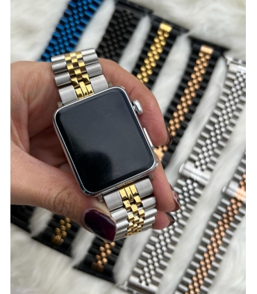 بند اپل واچ مدل رولکسی Rolex apple watch bracelet size 42/44/45mm