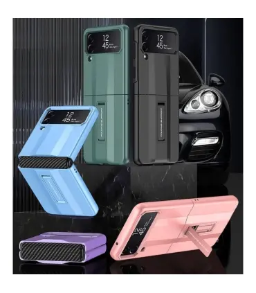 قاب سامسونگ زد فلیپ 3 استنددار Case Gkk Galaxy Z FLIP 3|قاب ارمور استنددار سامسونگ Z FLIP 3 برند GKK طراحی حرفه ای و ضد صربه برشکاری دقیق با حساسیت بالا مقاوم در برابر ضربات و سقوط بسیار سبک و خوش دست تولید شده در رنگ زیبا دارایه محافظ صفحه نمایش کوچک طراحی لوکس و لاکچری کیفیت ساخت بالا ساخت کمپانی مشهور GKK