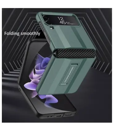 قاب سامسونگ زد فلیپ 3 استنددار Case Gkk Galaxy Z FLIP 3|قاب ارمور استنددار سامسونگ Z FLIP 3 برند GKK طراحی حرفه ای و ضد صربه برشکاری دقیق با حساسیت بالا مقاوم در برابر ضربات و سقوط بسیار سبک و خوش دست تولید شده در رنگ زیبا دارایه محافظ صفحه نمایش کوچک طراحی لوکس و لاکچری کیفیت ساخت بالا ساخت کمپانی مشهور GKK