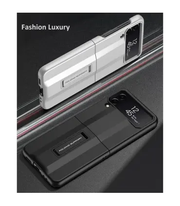 قاب سامسونگ زد فلیپ 3 استنددار Case Gkk Galaxy Z FLIP 3|قاب ارمور استنددار سامسونگ Z FLIP 3 برند GKK طراحی حرفه ای و ضد صربه برشکاری دقیق با حساسیت بالا مقاوم در برابر ضربات و سقوط بسیار سبک و خوش دست تولید شده در رنگ زیبا دارایه محافظ صفحه نمایش کوچک طراحی لوکس و لاکچری کیفیت ساخت بالا ساخت کمپانی مشهور GKK