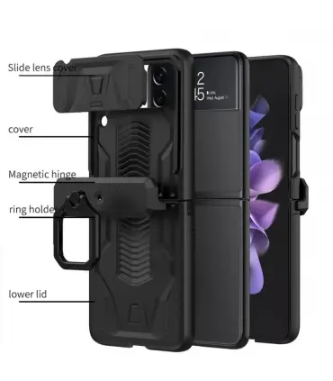 قاب سامسونگ زد فلیپ 3 ارمور Case Gkk Galaxy Z FLIP 3|قاب ارمور سامسونگ Z FLIP 3 برند GKK طراحی حرفه ای و ضد صربه برشکاری دقیق با حساسیت بالا مقاوم در برابر ضربات و سقوط بسیار سبک و خوش دست تولید شده در رنگ زیبا دارایه محافظ صفحه نمایش کوچک طراحی لوکس و لاکچری کیفیت ساخت بالا ساخت کمپانی مشهور GKK