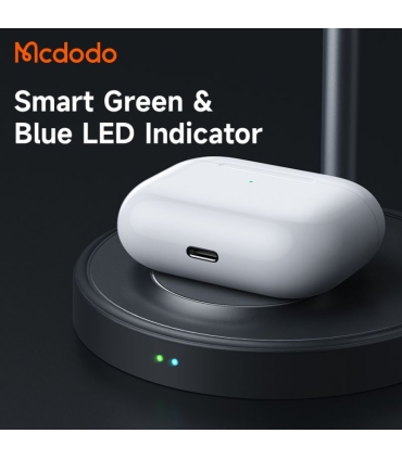 هولدر شارژر وایرلس و فن خنک کننده 15 واتی مک دودو مدل MCDODO CH-215 به همراه کابل شارژ