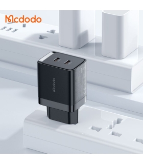 شارژر آداپتور دیواری 2 پورت 40 وات مک دودو مدل MCDODO CH-2501 GaN