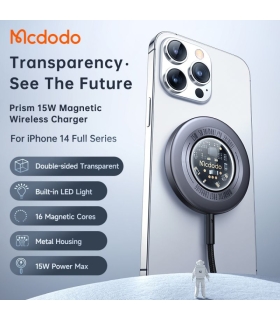 شارژر وایرلس مگ سیف مگنتی مک دودو مدل MCDODO CH-2330 توان 15 وات