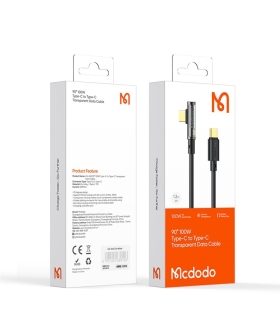 کابل Type C به Type C مک دودو Mcdodo CA-3401 توان 100 وات طول 1.8 متر