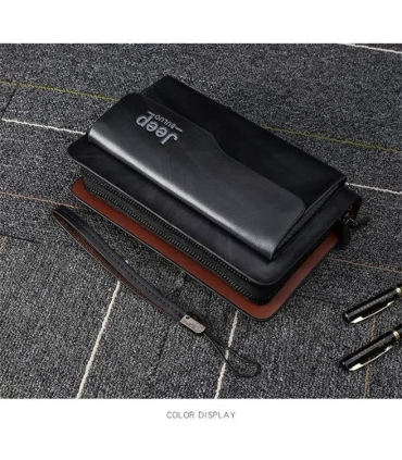 کیف چرمی دستی جیپ Jeep leather bag 2218