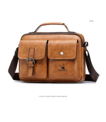 کیف چرمی رودوشی جیپ WEIXIER leather bag