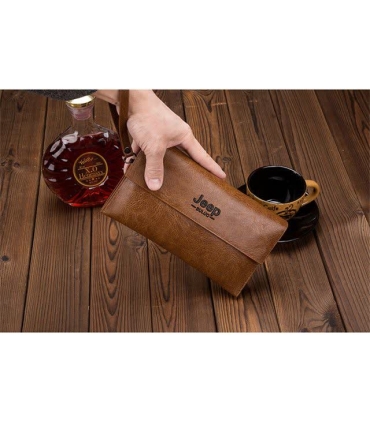 کیف چرمی دستی جیپ Jeep leather bag 90918