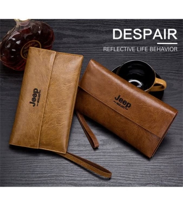 کیف چرمی دستی جیپ Jeep leather bag 90918