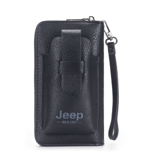 کیف چرمی دستی و جای موبایل جیپ Jeep leather bag A762
