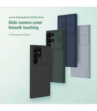 خرید قاب سیلیکونی اس23 اولترا S23 Ultra نیلکین Nillkin CamShield Silky silicone case