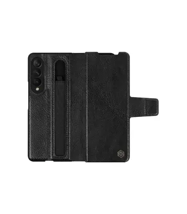 کیف سامسونگ زد فولد 3 چرمی نیلکین Samsung Galaxy Z Fold 3 Aoge Leather|کبف چرمی نیلکین سامسونگ Z FOLD 3 برند نیلکین طراحی حرفه ای و ضد صربه برشکاری دقیق با حساسیت بالا مقاوم در برابر ضربات و سقوط بسیار سبک و خوش دست تولید شده در رنگ زیبا چرم کیفیت بالا طراحی لوکس و لاکچری کیفیت ساخت بالا ساخت کمپانی مشهور نیلکین