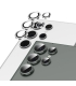 خرید محافظ لنز رینگی دوربین سامسونگ گرین Green Anti-Glare Camera Lens Samsung S23 Ultra