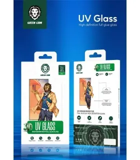 گلس 3D UV سامسونگ Galaxy S23 Ultra برند Green Lion