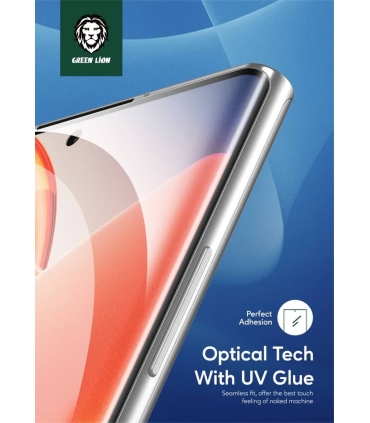 خرید گلس 3D UV سامسونگ Galaxy S23 Ultra برند Green Lion