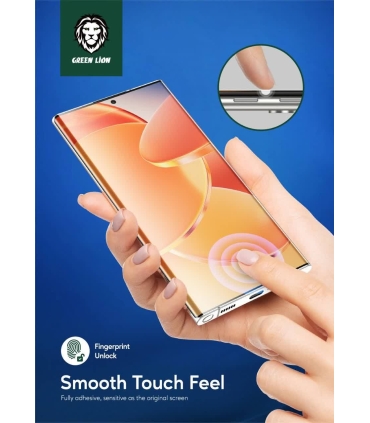 خرید گلس 3D UV سامسونگ Galaxy S23 Ultra برند Green Lion