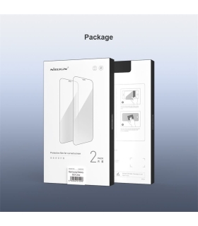 خرید برچسب نانو نیلکین پک دو عددی گلگسی اس23 اولترا Nillkin Samsung Galaxy S23 Ultra Impact Resistant Curved Film