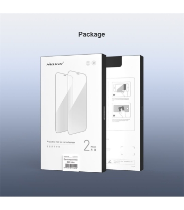 خرید برچسب نانو نیلکین پک دو عددی گلگسی اس23 اولترا Nillkin Samsung Galaxy S23 Ultra Impact Resistant Curved Film