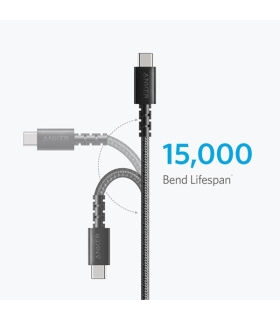 کابل USB به USB-C انکر مدل Anker A8023 طول 1.8 متر