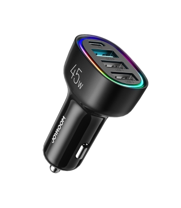 خریدشارژر فندکی 4 پورت جویروم Joyroom JR-CL09 Multi-Port Car Charger 45W
