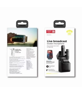 خریدمیکروفون لایتنینگ جویروم Joyroom Live broadcast lavalier microphone JR-LM2 Pro