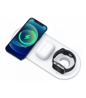 شارژر وایرلس 3 در 1 جویروم Joyroom 3 in 1 wireless watch charger- EU suit JR-A27