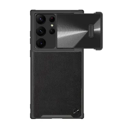 قاب چرمی نیلکین S23 Ultra مدل Nillkin CamShield Leather