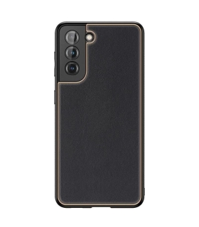 قاب لاکچری چرمی گلد leather case S21 Fe