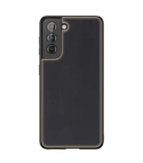 قاب لاکچری چرمی گلد leather case S21 Fe