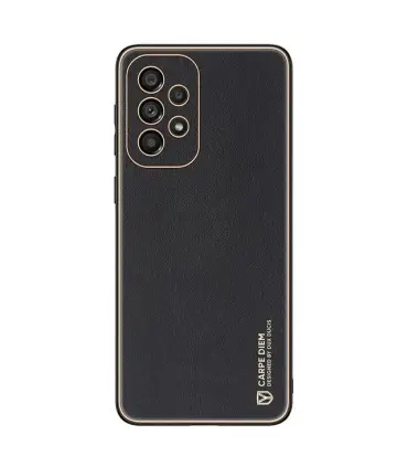 قاب لاکچری چرمی گلد leather case A73