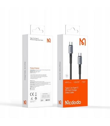 کابل Type C به Type C مک دودو Mcdodo CA-3130 طول 1 متر توان 65 وات