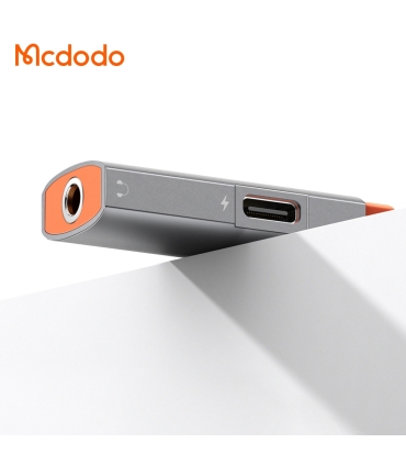 تبدیل تایپ سی به جک 3.5 میلیمتری AUX+پورت تایپ سی مک دودو مدل MCDODO CA-0500