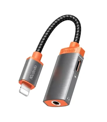 تبدیل لایتنینگ به جک 3.5 میلیمتری AUX و پورت لایتنینگ مک دودو مدل MCDODO CA-6710