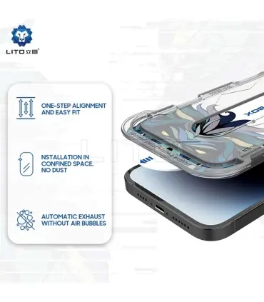 گلس قالب دار لیتو آیفون 14 پرو مکس Lito D+ Tools Magic Glass Box Apple iPhone 14 Pro Max