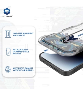 گلس قالب دار لیتو آیفون 13 پرو/13/Lito D+ Tools Magic Glass Box Apple iPhone 13 Pro/14