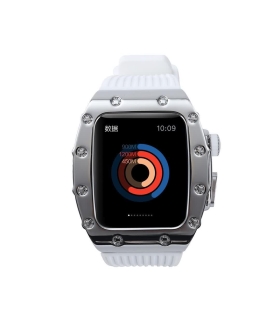 بند و کاور لاکچری اپل واچ 44/45 میلیمتری Case apple watch 45/44mm Luxury