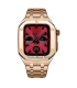 بند و کاور فلزی زنبوری لاکچری اپل واچ 44/45 میلیمتری Case apple watch 45/44mm Luxury