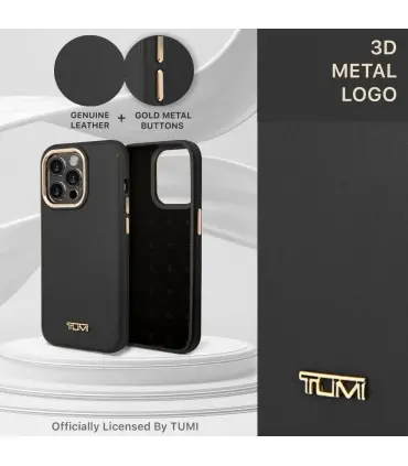 کاور سی جی موبایل مدل تامی چرمی ایفون Case Cg Mobile Tumi Leather Iphone14 Pro Max