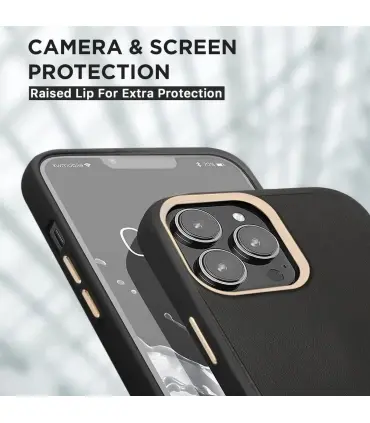 کاور سی جی موبایل مدل تامی چرمی ایفون Case Cg Mobile Tumi Leather Iphone14 Pro Max