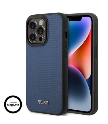 کاور سی جی موبایل مدل تامی چرمی مگسیف دار ایفون Case Cg Mobile Tumi Leather Iphone14 Pro Max