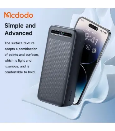 پاوربانک 30000 میلی امپر مک دودو Mcdodo MC-3911 با توان 22.5 وات