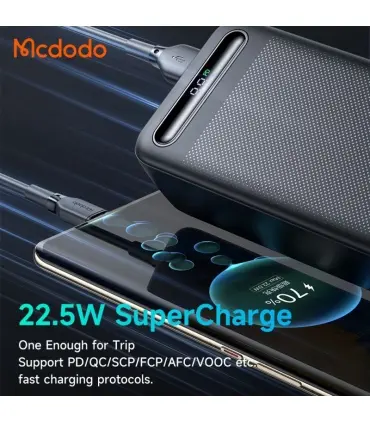 پاوربانک 30000 میلی امپر مک دودو Mcdodo MC-3911 با توان 22.5 وات