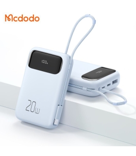 پاوربانک 20 وات 10000 مک دودو مدل MCDODO MC-324 با کابل متصل تایپ سی