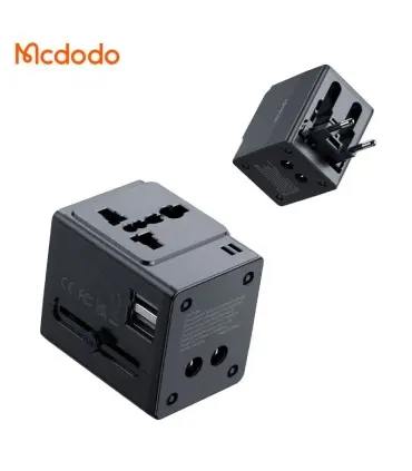 آداپتور شارژ سریع و تبدیل پریز همه کاره مسافرتی مک دودو مدل MCDODO CP-4120