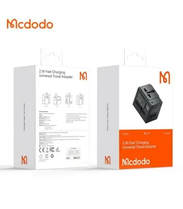 آداپتور شارژ سریع و تبدیل پریز همه کاره مسافرتی مک دودو مدل MCDODO CP-4120