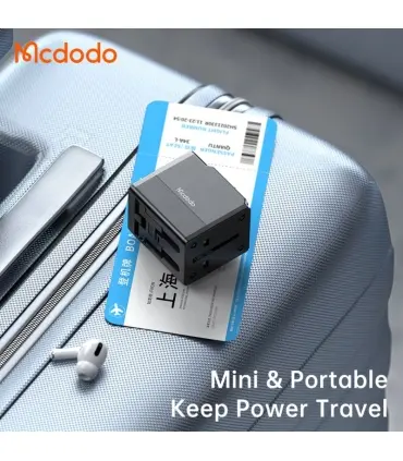 آداپتور شارژ سریع و تبدیل پریز همه کاره مسافرتی مک دودو مدل MCDODO CP-4120