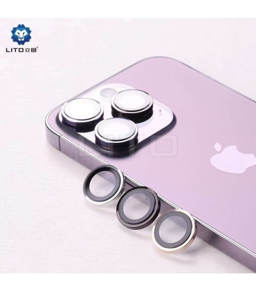 محافظ لنز دوربین لیتو LITO مدل S+ نصب آسان مناسب برای Apple iPhone 14 Pro Max