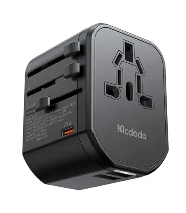 شارژر دیواری 20 وات مک دودو مدل Mcdodo 20W PD Fast Charging Universal Travel Adapter CP-3471