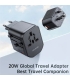 شارژر دیواری 20 وات مک دودو مدل Mcdodo 20W PD Fast Charging Universal Travel Adapter CP-3471
